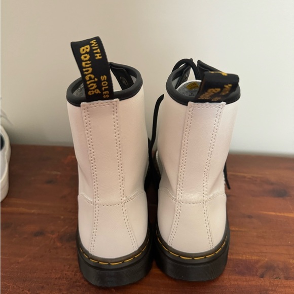 Womens Dr. Martens 1460 8-Eye Boot - White - Picture 4 of 5